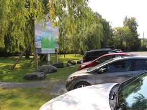 Some of the many vehicles at the Cooper Marsh parking lot on Saturday. Photo on Saturday, September 26, 2020, in South Lancaster, Ont. Todd Hambleton/Cornwall Standard-Freeholder/Postmedia Network