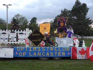 The Optimist Club of Lancaster's display at the 209th Williamstown Fair, held as a drive-through event on Saturday September 5, 2020 in Williamstown, Ont. Joshua Santos/Cornwall Standard-Freeholder/Postmedia Network