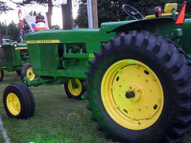 One of the antique John Deere tractors on display at the 209th Williamstown Fair, held as a drive-through event on Saturday September 5, 2020 in Williamstown, Ont. Joshua Santos/Cornwall Standard-Freeholder/Postmedia Network