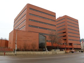 The municipal Jubilee Centre and provincial building on Franklin Avenue in downtown Fort McMurray on Sunday, April 19, 2020. Laura Beamish/Fort McMurray Today/Postmedia Network