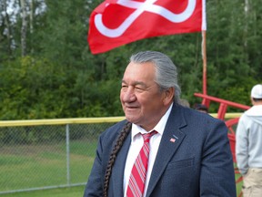 Bill Loutitt, CEO of McMurray Métis, at the groundbreaking ceremony for the McMurray Métis Cultural Centre at MacDonald Island Park on Wednesday, Septener 2, 2020. Sarah Williscraft/Fort McMurray Today/Postmedia Network