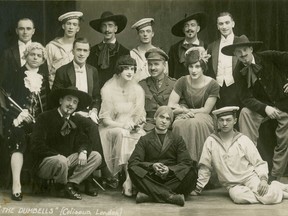 The Dumbell Comedy-Musical Troupe at the London, Colisseum (1918). Canadian War Museum. Submitted
