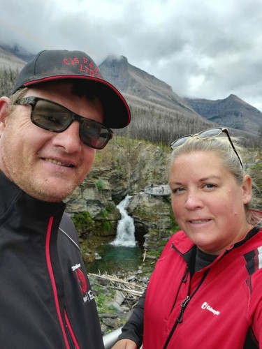 Grant Minifie and Charlene Preston from Sundre will be at Prairie Oasis Park on Sept. 11-13 to take part in the Annual Kidney March Preston's family participates in in honour of her grandfather Melvin Metzger who had dialysis for 12 years before passing in 2017. Preston family photo