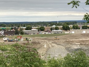 Work continued Tuesday on Andpet Realty's proposed East Court Residences subdivision project on 16th Avenue East in Owen Sound. DENIS LANGLOIS