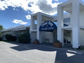 The Third Day Worship Centre on Sydenham Road in Kingston, Ont. on Friday, Sept. 4, 2020. 
Elliot Ferguson/The Whig-Standard/Postmedia Network