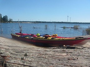 Susan Young had her judgment about wind farms shifted during a kayaking trip on Georgian Bay. (Susan Young/Supplied Photo)