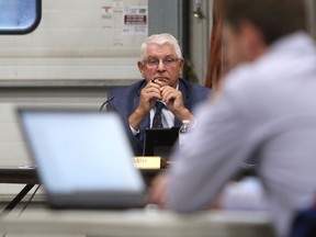 Stone Mills Township Reeve Eric Smith at a regular meeting of township council on Tuesday. (Meghan Balogh/The Whig-Standard)