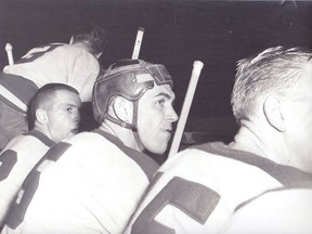 Bill Burega was one of the few Kingston Aces to don a helmet in the mid-1960s. (Supplied Photo)