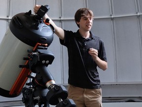 Queen's University astronomy PhD candidate Connor Stone. (Zac Kenny/Supplied Photo)