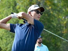 Ryan Tsang of Toronto during the final round of the Golf Ontario Mid-Amateur championship at the Loyalist Golf and Country Club in Bath on Thursday. Tsang won the three-round event with a score of 207. (Ontario Golf/Supplied Photo)