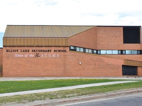 File photo
Elliot Lake Secondary School