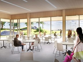 A design for the lounge area of the proposed community and recreation centre in West Ferris. Submitted Graphic