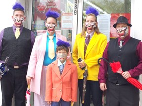 The Joker team from North Bay won best costume  in Powassan's Amazing Race.
Kathie Hogan Photo