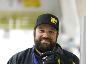Jeremy Blumes is the new assistant coach of the Nipawin Hawks. Photo Susan McNeil.