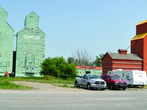 Nanton's grain elevators