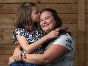 Kayla Cseh and her daughter, Abby.