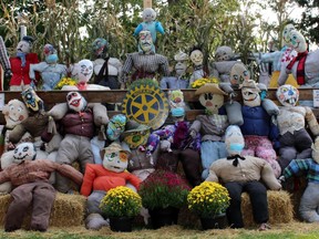 A display of scarecrows is seen here on Wednesday September 16, 2020 in Petrolia, Ont. Terry Bridge/Sarnia Observer/Postmedia Network