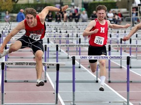 Woodstock's Bailey Couch became a mainstay at the OFSAA track and field championships, and now he's at California's Westcliff University on a scholarship. (File photo)