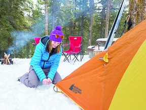 Winter camping can be rewarding if it's done right. PARKS CANADA PHOTO