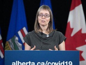 Alberta's chief medical officer of health Dr. Deena Hinshaw. Government of Alberta