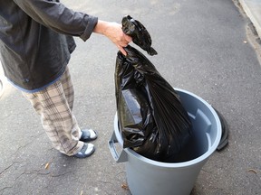 The City of Greater Sudbury announced that "effective September 14, 2020, the weekly residential garbage bag limit will return to one bag per household." The city temporarily increased the limit to four bags on March 27 to help residents during the provincial state of emergency because of the COVID-19 pandemic. On June 8, the garbage bag limit was reduced to two bags as part of a gradual return to the one-bag limit. John Lappa/Sudbury Star/Postmedia Network