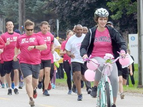 Runners take off at the starting line during last year's CIBC Run for the Cure. This year Run for the Cure will be held virtually on Oct. 4. Participants from Sarnia-Lambton are encouraged to walk or run in support of the fight against cancer. Handout/Sarnia This Week