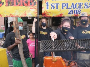 The 2020 Ribfest was the first and last show for Gonzalez BBQ this year. (Chris Abbott/Norfolk Tillsonburg News)