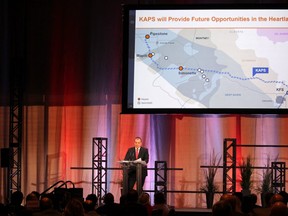 John Hunszinger, Keyera's vice president of operations, liquids infrastructure, provided an update about the company's opportunities with the new Key Access Pipeline System (KAPS) pipeline, which it is investing $250 million into this year. It's expected to be operational by 2023 and support 20 permanent jobs and 50 indirect jobs.