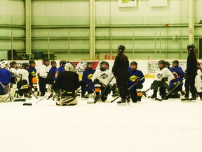 NCI tryouts for U15 and U18 were held at the Leduc Rec Centre last weekend. (Alex Boates)