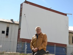 Craig Thompson, executive producer of the Stratford-based production company, Ballinran Entertainment, and one of the founding directors of the Southwestern Ontario Film Alliance, is seen here at the Movies Under the Stars drive-in theatre in downtown Stratford. (Galen Simmons/The Beacon Herald)
