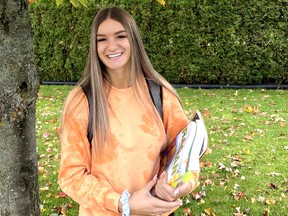 Alexa Notte is studying at Algoma University during the COVID-19 pandemic rather than going to Wilfrid Laurier University in Waterloo, Ont. SUPPLIED