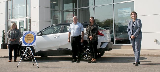 MPP Thompson visits Exeter Toyota | Exeter Lakeshore Times Advance