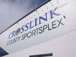 The Crosslink County Sportsplex within Clairmont, Alta. a 2019 file photo.