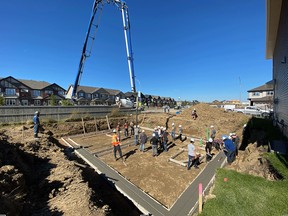 Students get hands on experience through the Connections For Learning outreach school Building Futures program.