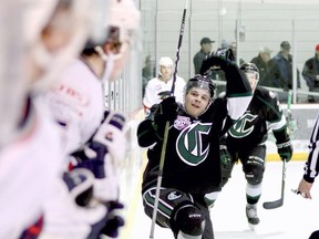 Crusaders duo, Michael Benning and Carter Savoie, were called in fourth round of the 2020 NHL Draft. Benning was picked 95th overall by the Florida Panthers, while forward Savoie was chosen 100th overall, snapped up by his hometown Edmonton Oilers. Photo courtesy Target Photography