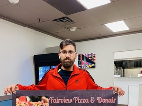 Mohib Butt is the owner of Fairview Pizza and Donair that opened on Oct. 1 and is located in the Fairview Mall.