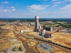 Vale is dismantling the headframes and other structures at the Stobie Mine site over the next few months.