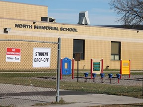 North Memorial School in Portage la Prairie had a confirmed case of COVID-19 as announced by Southern Health Sante Sud in a letter to parents. (Aaron Wilgosh/Postmedia)