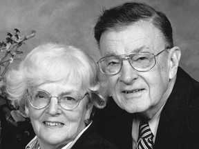 Bill and Barbara Fitsell celebrated their 75th anniversary on Oct. 12. (Supplied Photo)