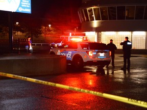 Greater Sudbury Police were on the scene of a serious assault Sunday night at the downtown GOVA station that sent one man to hospital.