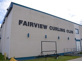 The Fairview Curling Club in Fairview, Alta. on Saturday, Aug. 22, 2020.