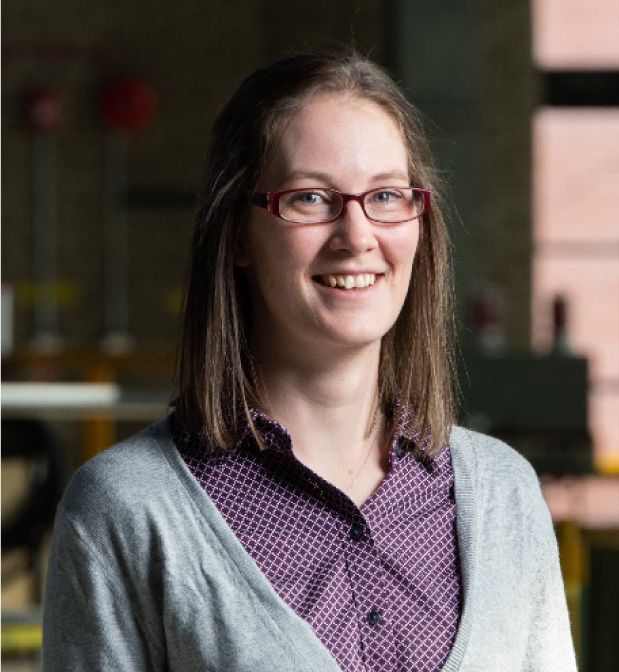 Megan Moore presents at Community Liaison Committee Meeting Lucknow