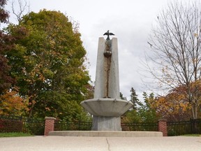 The cenotaph in Owen Sound.