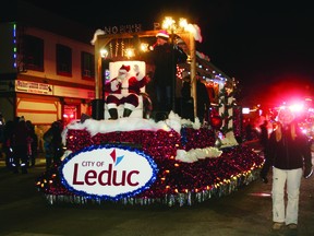 Leduc's annual Santa Claus Parade will not go ahead this year. (File)