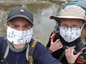 Sean Morton and Sonya Richmond of Simcoe have completed the second year of their cross-Canada hike along the Great Trail. (CONTRIBUTED)