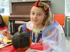 Annandale National Historic Site hosted two Halloween parties Saturday - a morning party for younger children ages 4-7 and an afternoon party for ages 8-12. (Chris Abbott/Norfolk and Tillsonburg News)