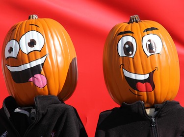 Finally cut loose from the growing season, these two pumpkin folks were ready for a weekend of fun at the Petawawa Ramble. Anthony Dixon