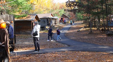 The Petawawa Heritage Village was open from 11 a.m. to 3 p.m. during Petawawa Ramble, allowing folks to visit with their Pumpkin people while taking a tour of the heritage buildings. Anthony Dixon