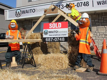 Waito Homes on Petawawa Boulevard was one of the many town businesses that participated in the Pumpkin Folks festival that was part of Petawawa Ramble. Anthony Dixon