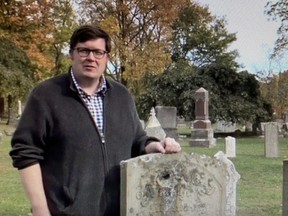 James Christison, curator at the Waterford Heritage and Agricultural Museum, tells the story of Samuel Gardner, an internationally-recognized stone carver and sculptor, in the first episode of an online video series entitled Carved in Stone. (Facebook)